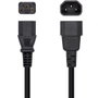 Aisens Cable de Alimentación CPU C13/C14 Negro 3m